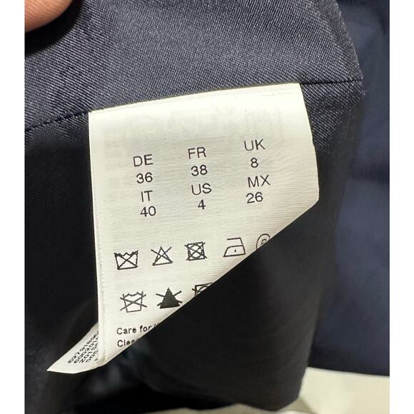 BOSS Women’s Navy Square-Neck Sleeveless Sheath Dress - Picture 3 of 4